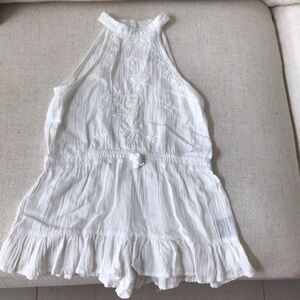 Ingear White Casual Kids Dress romper